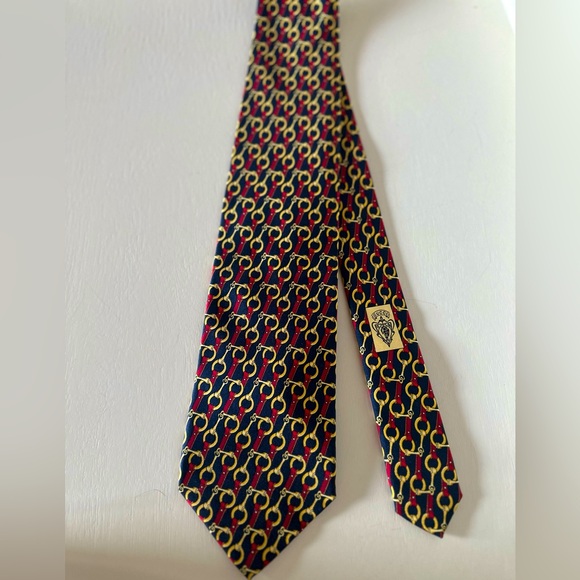 Gucci Horsebit Tie Vintage EUC - Picture 1 of 7